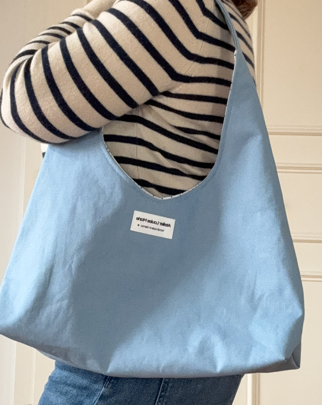 Lea Bag - Canvas/Polkadot