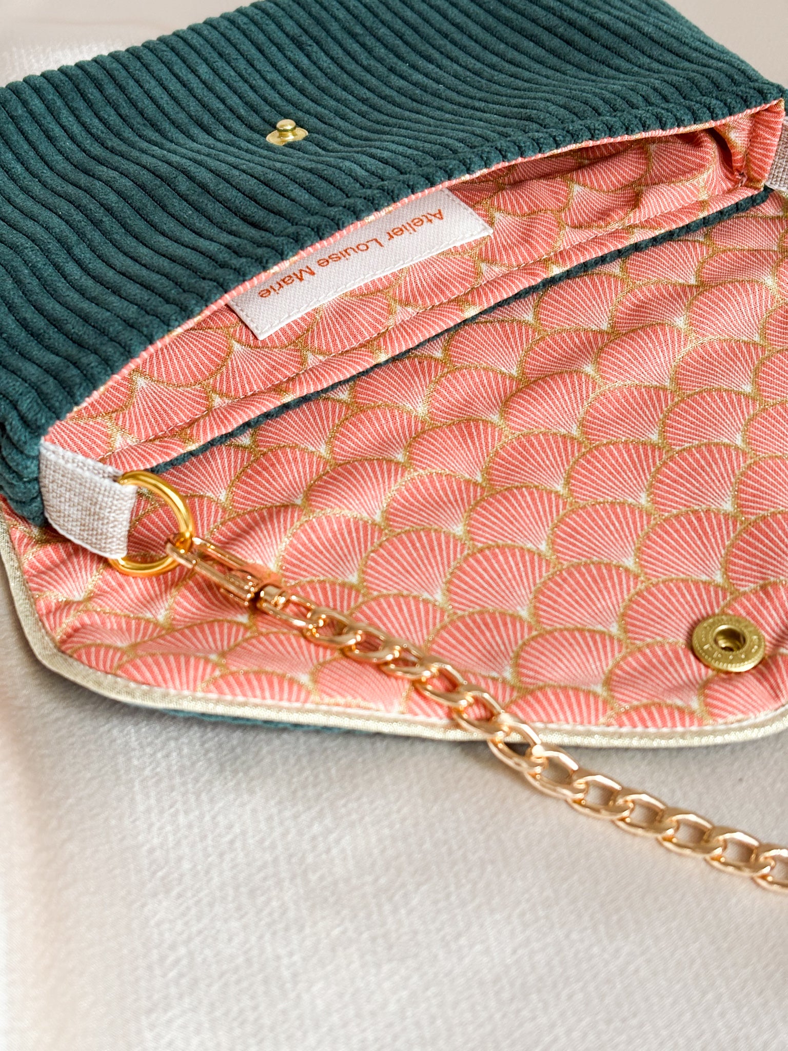 Juliette Clutch - Fir Green