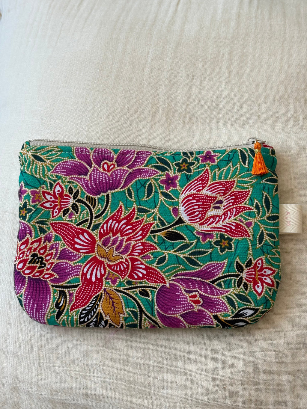 Florence Pouch - Thai Floral print