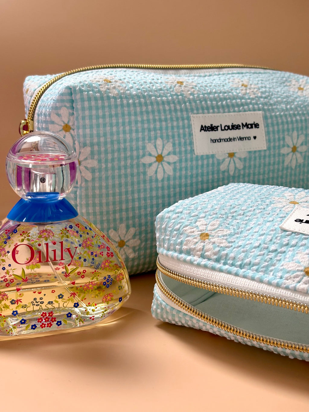 Clementine Pouch - Vichy flower