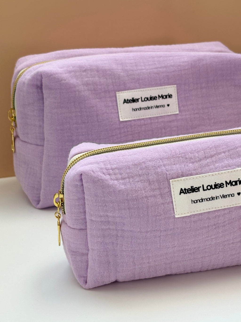 Clementine Pouch - Double Gauze Lilac