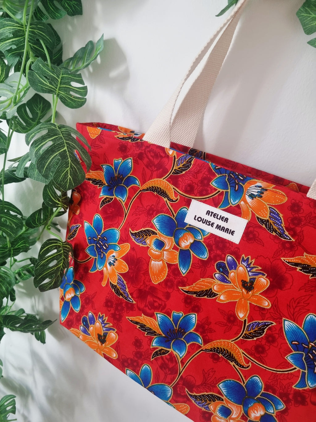 Bangkok CityBag - Floral Print Red