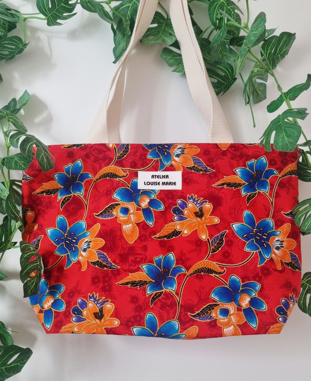 Bangkok CityBag - Floral Print Red
