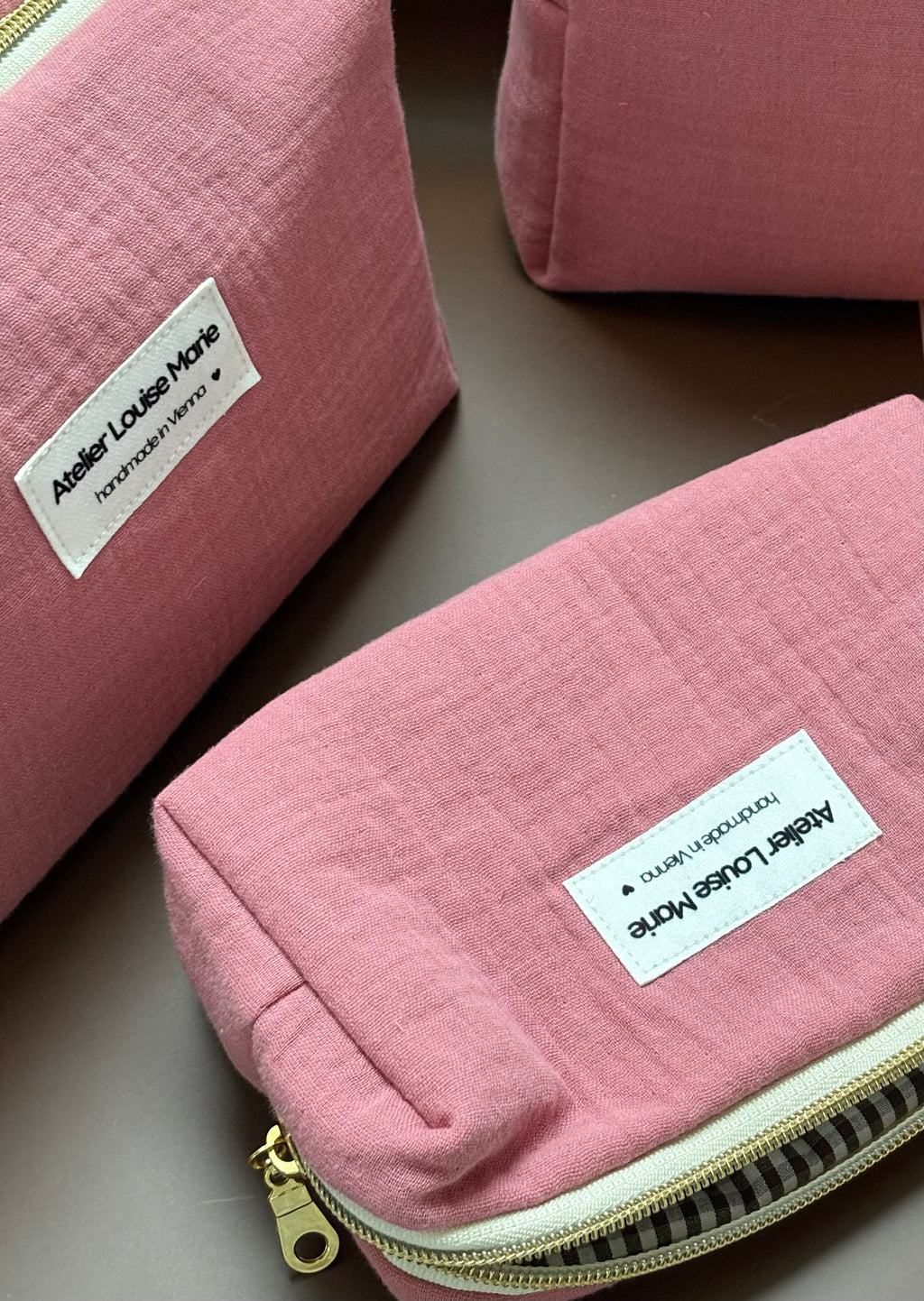 Clementine Pouch - Double Gauze Blush