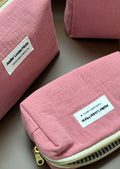 Clementine Pouch - Double Gauze Blush