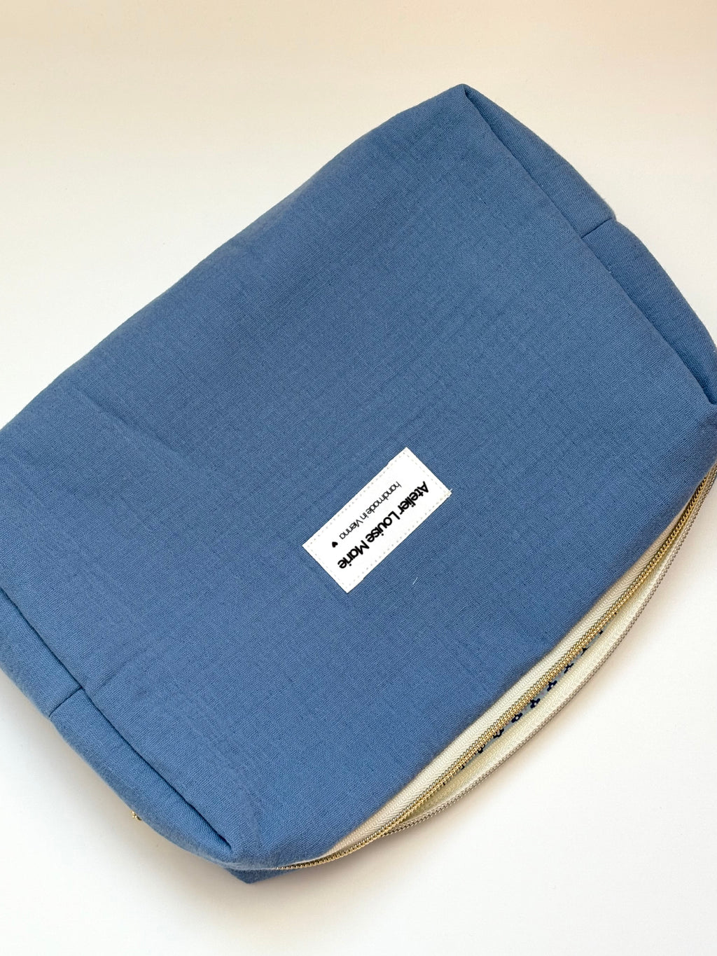 Clementine Pouch - Double Gauze Jeans blue