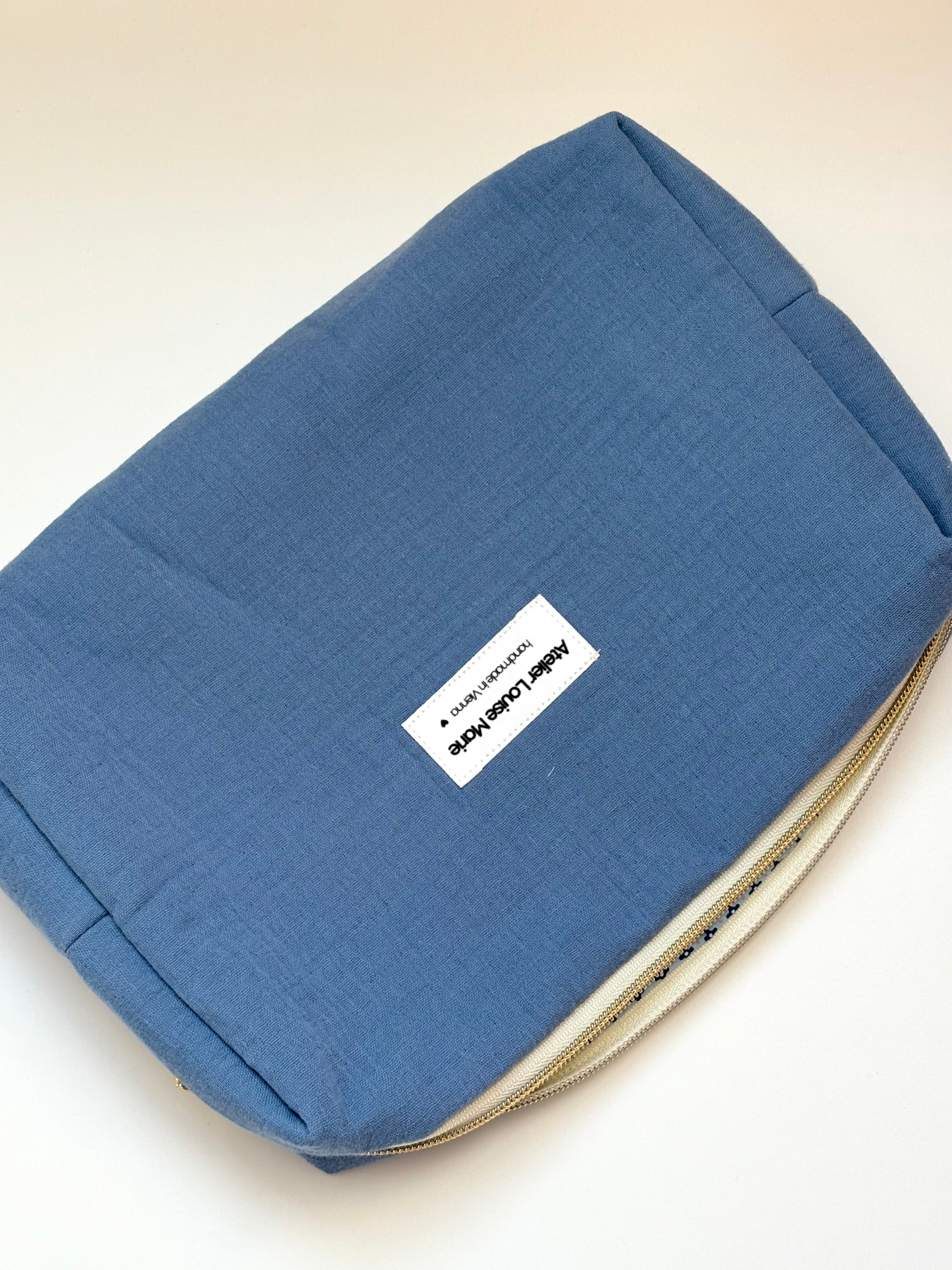 Clementine Pouch - Double Gauze Jeans blue
