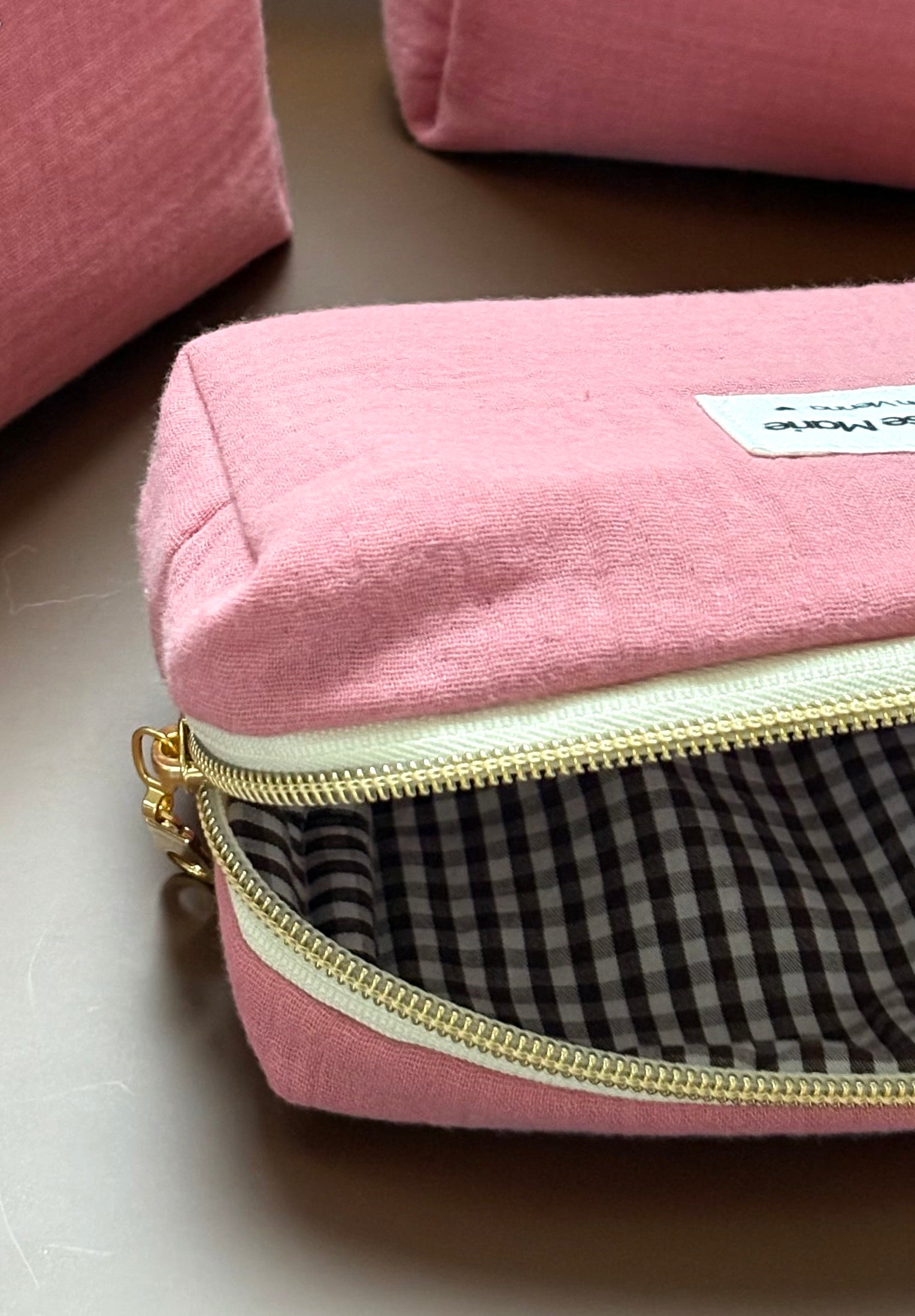 Clementine Pouch - Double Gauze Blush