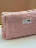 Clementine Pouch - Terrycloth Pink
