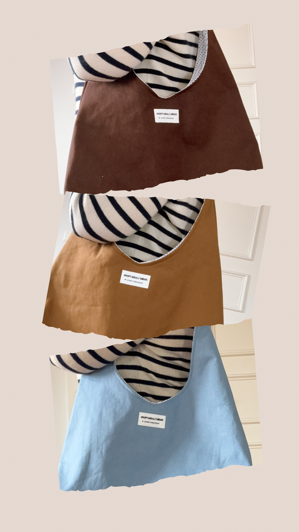 Lea Bag - Canvas/Polkadot