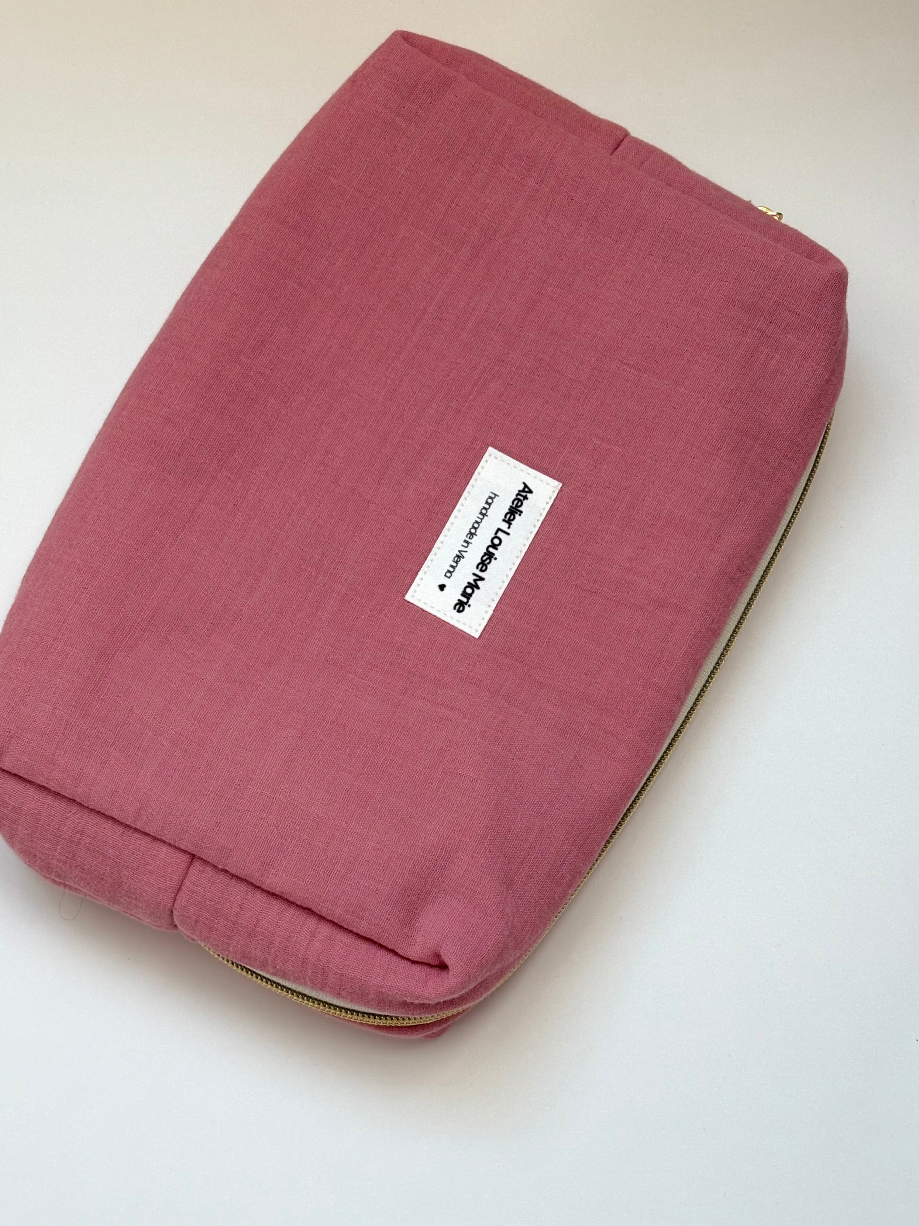 Clementine Pouch - Double Gauze Blush
