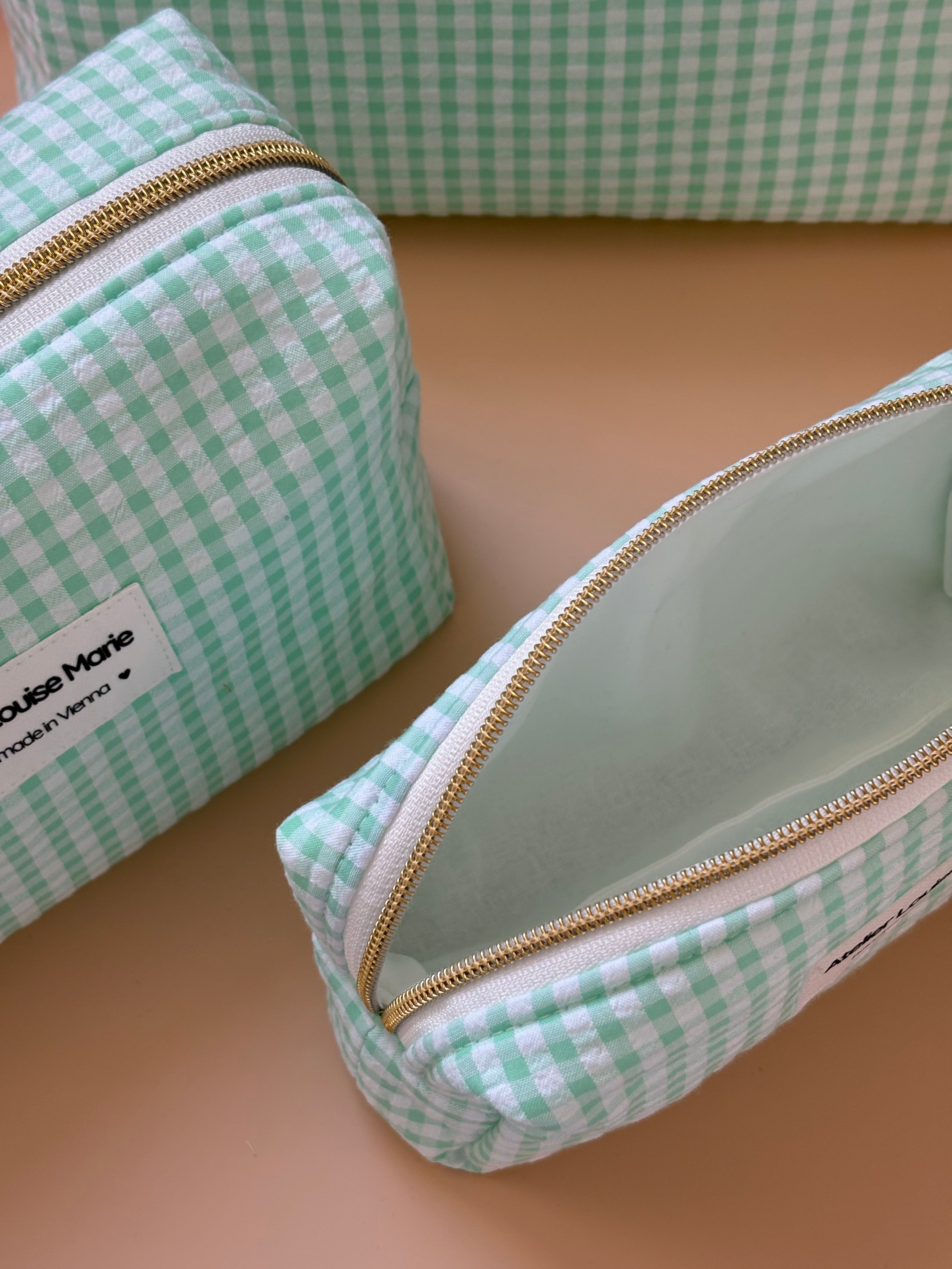 Clementine Pouch - Vichy Mint
