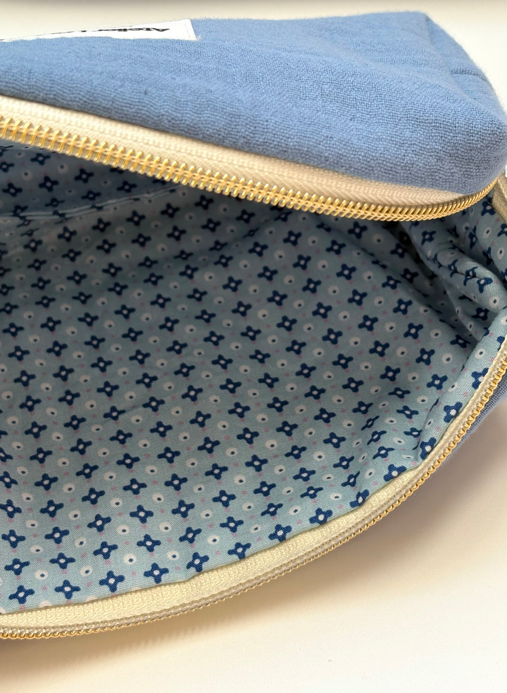 Clementine Pouch - Double Gauze Jeans blue