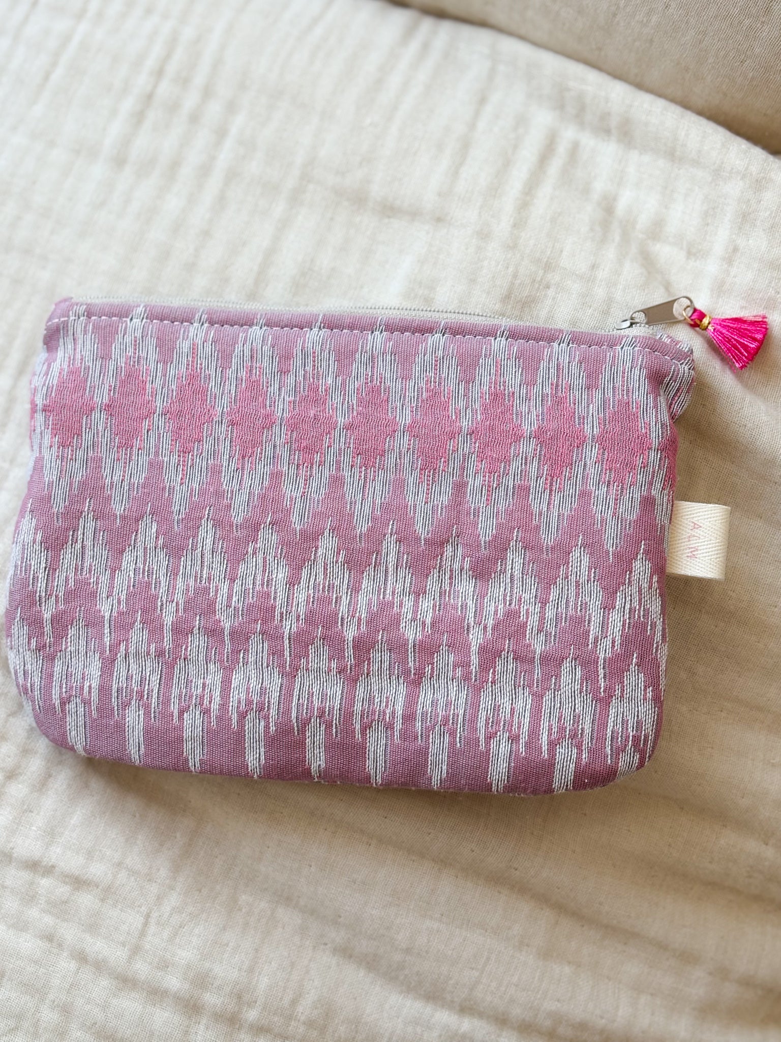 Florence Pouch - Thai Jaquard Pink/Purple