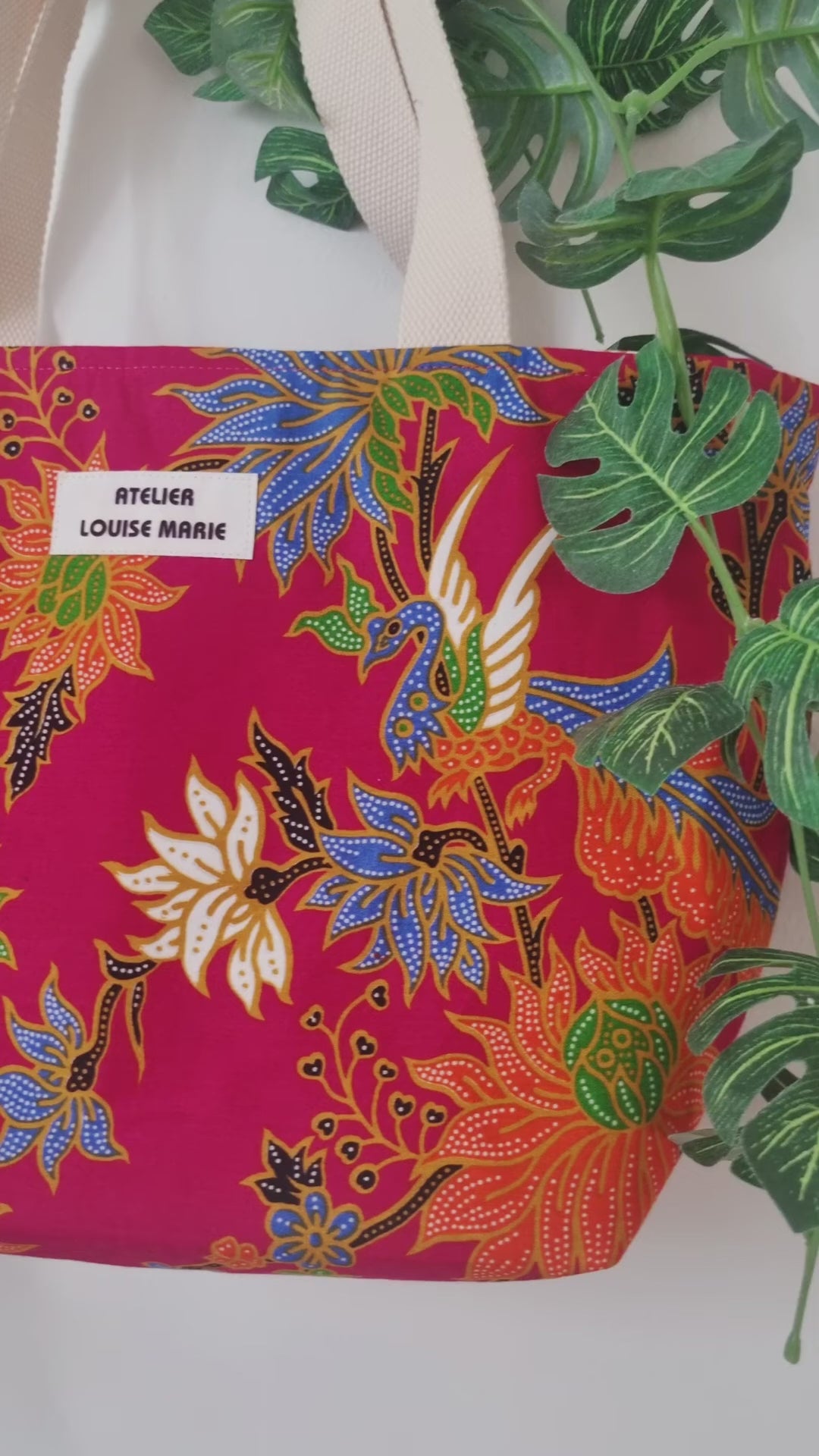 Bangkok CityBag - Floral Print Pink